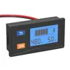 Medidor de voltaje y corriente LCD QV61H9-120V, pantalla de porcentaje, adecuado para baterías de plomo-ácido, litio ternario y fosfato de hierro y litio