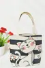 Bolsa de lona pequeña estilo étnico bolso de mano bordado por ambos lados bolso de mano de elefante bolso de gran capacidad para mujer bolso de mano