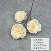 Accesorios para el cabello hechos a mano tridimensionales con flores artificiales de tres cabezas de Austin, material de ramillete, accesorios para tocado de flores, horquilla, accesorios antiguos