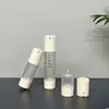 Set de botellas dosificadoras al vacío de 15ml30ml50ml, botella de loción tipo prensa portátil para viaje, botella vacía para cuidado de la piel