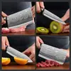 Faca de Cozinha Ding Mao Longquan Aço Inoxidável Doméstico Dupla Utilidade para Picar e Cortar Carne Fatiada Cortar Osso Afiada Super Rápida Faca de Cozinha Sem Afiação