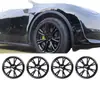 Adecuado para Model Y/3 Tesla Nueva Versión Cubierta de Cubo de Rueda Negra Accesorios 19 pulgadas Modificación Original