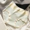 Ropa Interior Nueva Estilo Deportivo para Mujer 50 Piezas Algodón Peinado Sin Costuras Letras Cintura Media Algodón 7A Entrepierna Antibacteriana Cómodo Triángulo