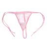 Tanga pequena fio dental sexy malha transparente alça calcinha feminina uma troca letra