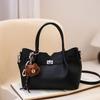 Bolso de Mano Plisado Transfronterizo para Mujer 2025 Nueva Moda Simple Bolso de Hombro Casual Bolso Cruzado Bolso Tote para Viajar