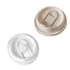 Tapa Plegable en Forma de U Calibre 90 Tapa Desechable para Taza de Té de Leche Sellable Engrosada Tapa para Taza de Té de Frutas Doble Uso Papel-Plástico