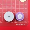 Accesorios Plásticos DIY Coloridos Estilo Chanel con Goteo de Aceite Cara Sonriente Serie para Pinzas de Cabello, Fundas de Teléfono, Hebillas de Zapatos y Materiales Auxiliares