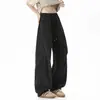 Pantalones retro americanos de cimitarra, pantalones de trabajo rectos holgados para hombre, pantalones casuales de pierna ancha de moda otoño 2026
