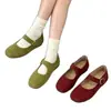 Zapatos Mary Jane de Tira Única con Boca Poco Profunda Estilo Retro para Mujer, Nuevo Estilo Verano 2026, Diseño Versátil Simple Francés