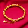Pulseira feminina fina e requintada de ouro de areia do Vietnã atacado joias transfronteiriças atacado pulseira requintada de 5mm