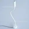Luz de parede LED branca 1*3W 220V com mangueira de ganso flexível, holofote de parede / suporte de parede LED com mangueira de ganso