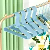 Personalização em MassaCabides Plásticos Revestidos para Crianças para Uso Doméstico, Cabides para Roupas de Bebê, Uso Duplo para Roupas Secas e Molhadas, Varal