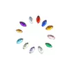 Joyería para uñas transfronteriza, uñas de fondo plano, color mágico, aleación, forma de diamante, diamantes de imitación AB blancos, joyería, plato giratorio de 12 compartimentos, venta al por mayor