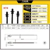 Abraçadeiras de Cabo para Carro Material Nylon Pa66 Várias Especificações Abraçadeiras de Cabo Tipo Cabeça de Avião Abraçadeiras de Cabo para Chicote Abraçadeiras de Cabo Autotravantes com Dente Reversível