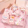 Regalo de Confianza de Linna Bell Souvenir de Cumpleaños para Niñas, Caja de Regalo de Bufanda de Cuatro Piezas de Invierno, Regalo de Graduación para Niños