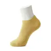 Calcetines cortos de algodón de color liso transfronterizos para mujer, disponibles en varios colores y personalizables; calcetines casuales de canalé de alta elasticidad para hombre tipo mocasín al por mayor
