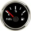 Medidor de Nivel de Aceite Modificado de 52 mm Pantalla Medidor de Nivel de Aceite del Tanque de Combustible Coche Furgoneta Barco 12V24V Universal Valor de Resistencia Ajustable