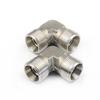 Codo de transición de sello cónico de junta de tubería de aceite hidráulico de cable exterior 1C9 1D9 con junta de ángulo recto tipo manguito de tarjeta de acero inoxidable