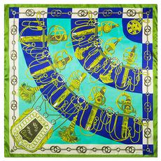 Mai Tong lenço de seda H grande marca estilo design sabre senhoras imitação de seda amoreira profissional pequeno lenço quadrado lenço de seda Taobao venda quente