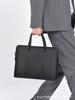 Nuevo Bolso de Mano de Moda Estilo Coreano para Negocios, Bolso de Hombro de Gran Capacidad a Cuadros de Moda, Maletín Horizontal, Bolso para Hombre
