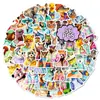 Transfronteiriço Novo 56 Roupas de Animais Personalizadas Tendência Adesivos de Grafite Animais de Desenho Animado Não Repetitivos Adesivos Decorativos