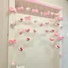 Cortina Decorativa para Puerta de Dormitorio Popular en Xiaohongshu Aspecto de Alta Calidad Habitación de Princesa Femenina Cortina para Habitación Infantil Sin Taladrar