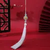 Soporte para Flores Imitación Jade Dongling Hebilla Ping'an Borla Flecos Estilo Antiguo Accesorio de Broche para Qipao Colgante Marcador de Libros Borla Fabricante Venta al por Mayor