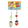 Nuevo Llavero Auténtico de Crayon Shin-Chan Correa para Teléfono Accesorio Encanto para Auriculares Pequeño Regalo
