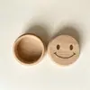 Caja para Dientes de Bebé, Caja de Madera Maciza para Dientes de Leche Infantil, Caja de Almacenamiento de Dientes, Caja de Almacenamiento de Dientes, Cordón Umbilical y Cabello Fetal, Caja de Madera Conmemorativa