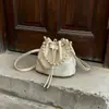 Bolso Cubo de Perlas para Mujer 2026 Verano Bestseller Transfronterizo Bolso de Hombro, Bolso Cruzado Sencillo de Alta Gama de Nicho para Mujer