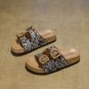 Sandalias Birkenstock de Suela Gruesa para Ropa de Verano para Mujer 2025 Nuevas Súper Calientes con Falda Calzado sin Cordones Sandalias de Playa de Suela Suave