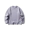 Yidao Vintage 2026 Otoño Nuevo Estilo Montaña Exterior Bloque de Color Holgada Casual Deportiva Cuello Redondo Manga Larga Secado Rápido Camiseta