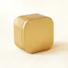 Velas em Lata de Ferro Atacado, Aromaterapia Criativa, Compactas e Simples, Decoração de Casa em Cor Sólida, Enfeites Quadrados, Montagem de Ambiente, Cera com Fragrância Leve