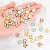 Aleación Multicolor Estilo Lindo Goteo de Aceite Lunares Pez Colgante DIY Collar Pulsera Pendientes Accesorios de Joyería Venta al por Mayor
