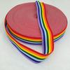Cinturón de tela con rayas laterales de varios colores, borde de tela de color, ribete para ropa, zapatos, accesorios decorativos, material al por mayor