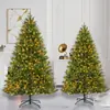Árbol de Navidad Full Pe Encriptado de Alta Gama para Uso en Interiores del Hogar, Árbol Artificial Decorativo de Lujo con Luces, Adorno de Decoración Navideña