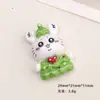 Accesorios de Resina DIY de Dibujos Animados Joyería Kawa Navidad Pegamento de Crema Pasador Funda de Teléfono Móvil Hebilla de Zapato Llavero Colgante con