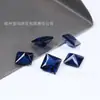 Quadrado Ângulo Reto Azul Pedra Bruta Nano Atacado 2*2-10*10mm Quadrado Fundo Pontiagudo Azul Nano Resistente a Alta Temperatura Pedra Preciosa