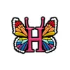 Accesorios para Zapatos Rosas con Letras y Números de Venta Caliente Transfronterizos, Bolsos Bogg, Hebillas Decorativas Desmontables para Zapatos DIY