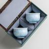 Taza de Té con Esmalte de Cristal 2025 Personal para Mujer Set de Té Kung Fu de Alta Gama Taza de Maestro para Madre con Grabado Personalizado