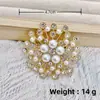 Broches y Accesorios Gymnisky Broche Vintage de Pedrería Europeo y Americano Broche Estrella Bamang para Traje Suéter Bufanda Decoración