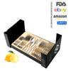 Juego de vajilla de acero inoxidable 1010 de Amazon para regalo transfronterizo, vajilla de regalo, juego de cuchillo, tenedor y cuchara para carne estilo occidental, 24 piezas