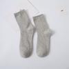 Calcetines de Media Caña de Color Puro para Hombre Tallas 44-48 Talla Extra Anchos Casuales de Algodón para Cuatro Estaciones Se Pueden Usar Venta al Por Mayor Transfronteriza