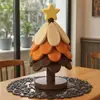 Tapete Aislante Térmico Mesa de Comedor de Madera Maciza Anti-quemaduras Posavasos de Árbol Casero Adorno de Madera Árbol de Navidad Cazuela Comida Plegable