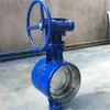 Válvula Borboleta Excêntrica de Vedação Dura Metálica Tipo Flangeada em Fluoroplástico D43H/F-10(V.R.P) para refrigeração em baixa temperatura