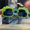 Estúpido dinossauro pequeno côncavo moda masculina e infantil desenho animado guarda-sol óculos de sol fofos para meninas óculos de sol óculos de sol novo estilo