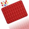 Jianmei en stock Molde para Hornear DIY Casero 50 Cavidades Divertida Cabeza de Calavera Soporte de Cera para Pintura al Fuego Molde de Silicona