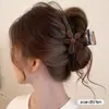 Pinza para el pelo coreana para mujer, pinza de tiburón de estilo simple, pasador de alta gama, pinza para la parte trasera de la cabeza, pinza de hueso de dragón con lunares