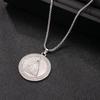 Collar de mano de oración de acero inoxidable con colgante de personalidad de hip-hop para hombre, venta al por mayor, fábrica transfronteriza entre Europa y Estados Unidos