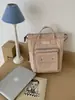 Linda Mochila de Verão Nova Estilo Japonês Simples Grande Capacidade Estilo Universitário Mochila Unissex da Moda Bolsa para Mamãe P